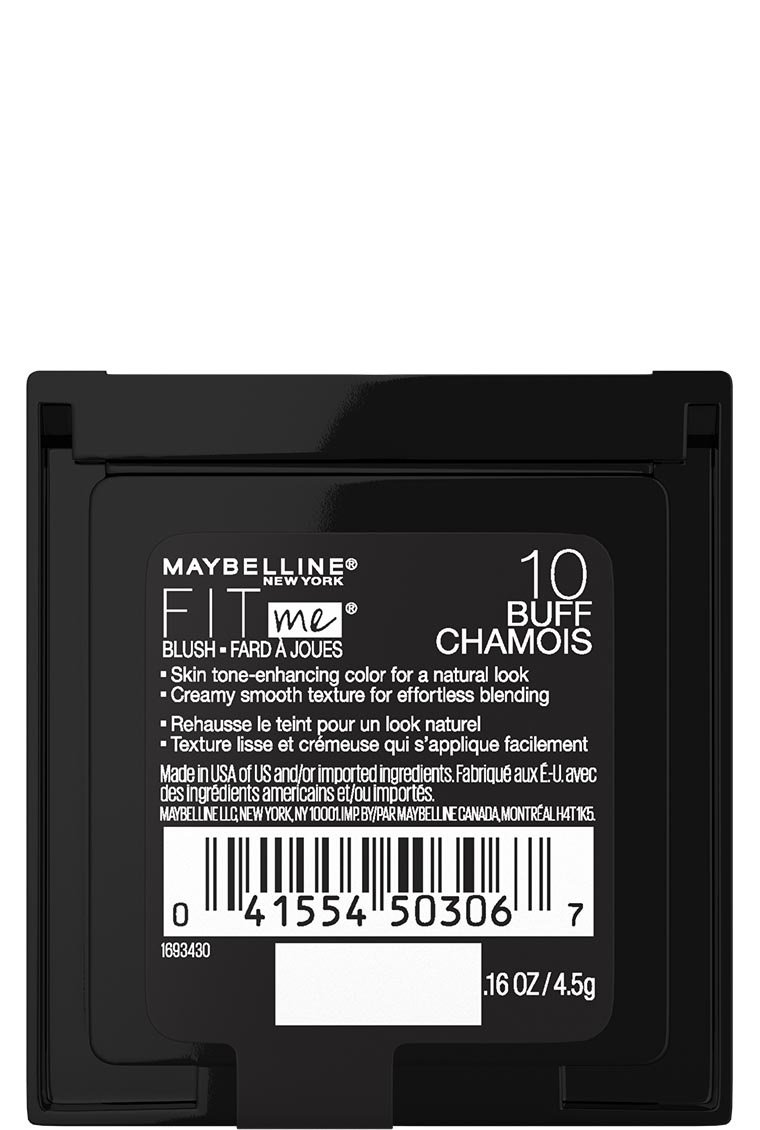 Maybelline Fit Me blush 10 buff 041554503067 back