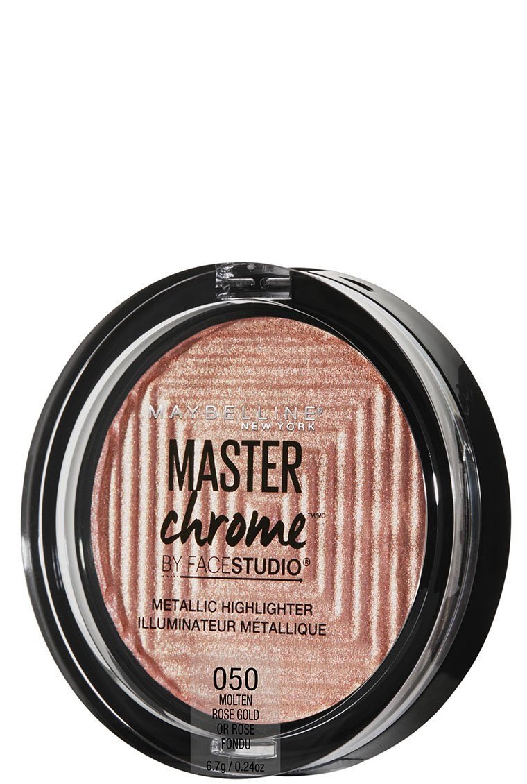 maybelline highlighter facestudio master chrome metallic molten rose gold 041554542578 a