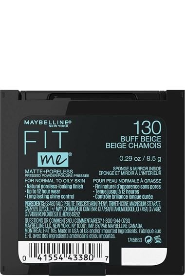 Maybelline pressed powder Fit Me matte poreless buff beige 041554433807 b